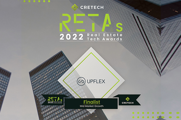 Upflex Named Finalist in Prestigious Real Estate Tech Awards